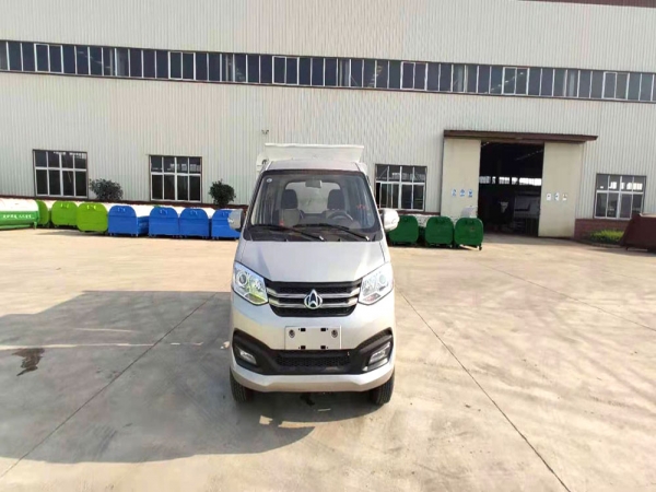 4立方汽油雙輪右側掛桶垃圾車